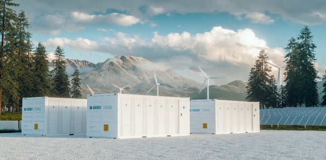 representacion-3d-sistema-planta-energia-almacenamiento-energia-bateria-envase-moderno